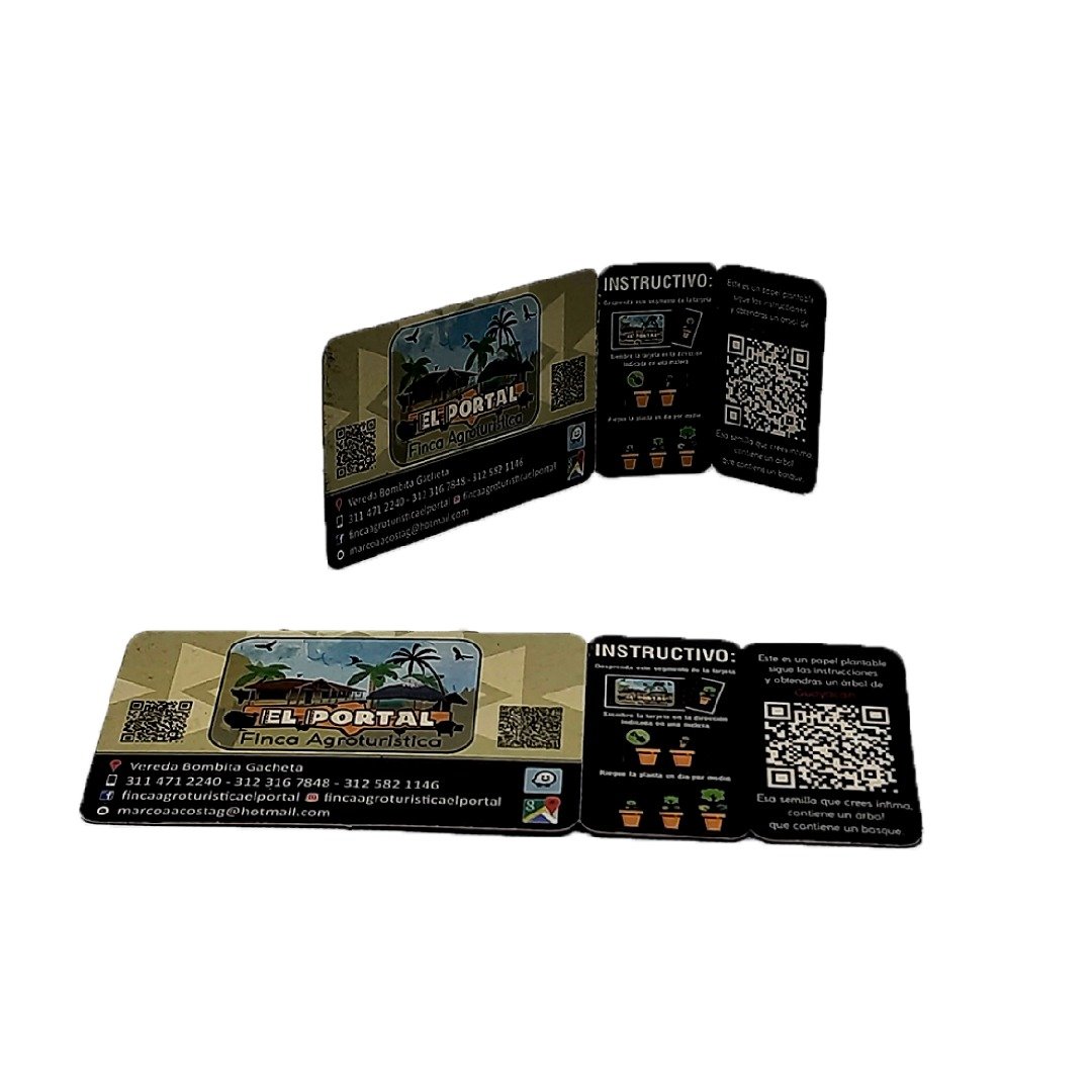 Tarjetas Biodegradables Con Semillero - Image 3